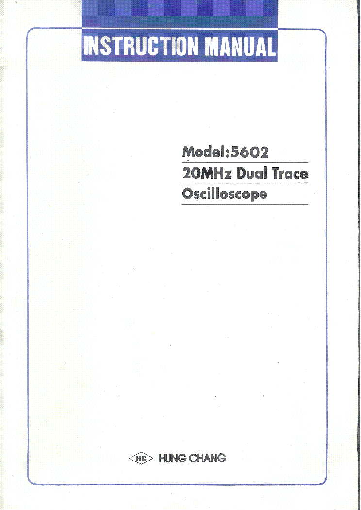protek 6510 oscilloscope service manual